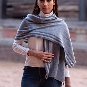 FINE WOOL DIAMOND WEAVE STOLES-SAVITA SHAWLS
