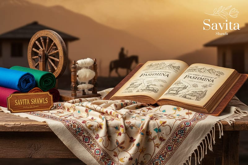 Origin of pashmina - Savita Shawls